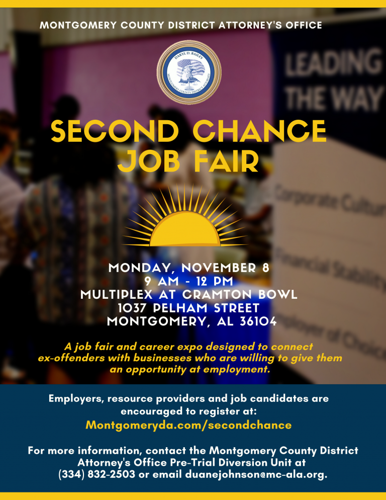 November Second Chance Job Fair