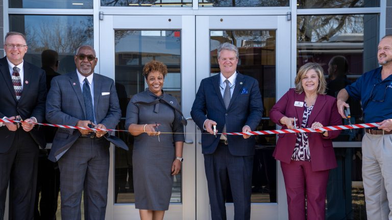 Trenholm State Community College hosts Ribbon Cutting Ceremony for its Advanced Manufacturing Training Center